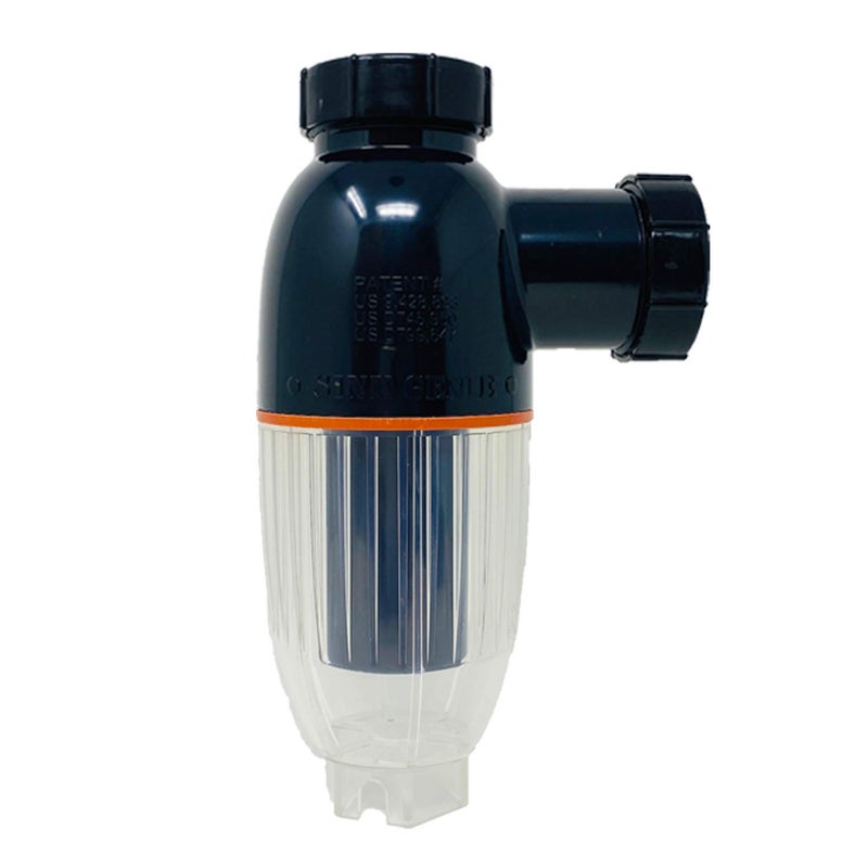 PermaFLOW PF WaterWorks PT5001-2 SinkGENIE No Mess Money Saving P-Trap - 2 Pack, Black and Transparent - Image 2